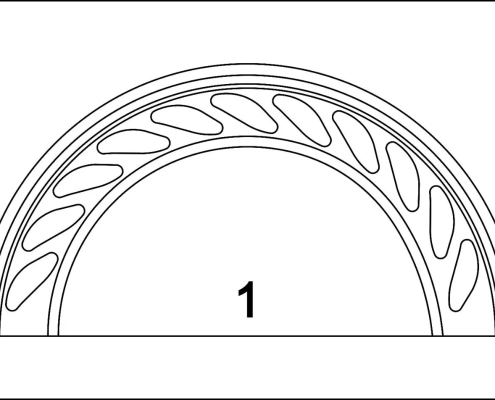 Types of repulgues or closures