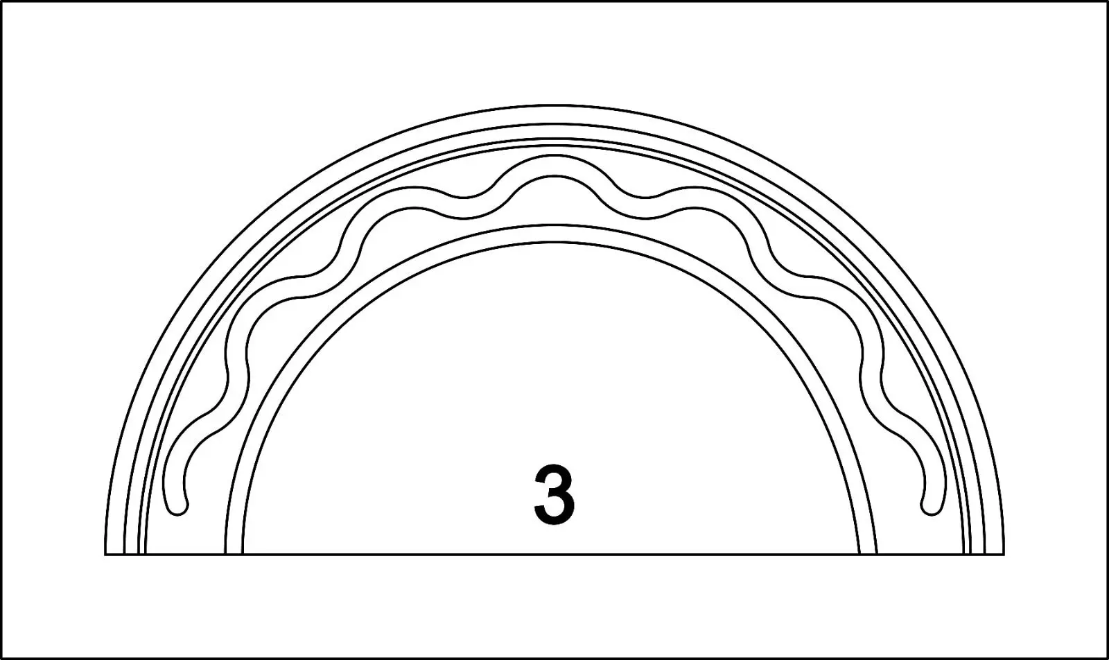 Types of repulgues or closures