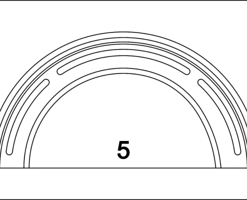 Types of repulgues or closures