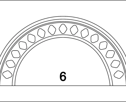 Types of repulgues or closures