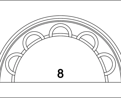 Types of repulgues or closures