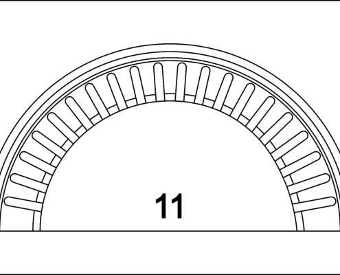 Types of repulgues or closures