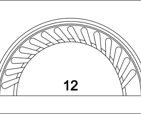 Types of repulgues or closures