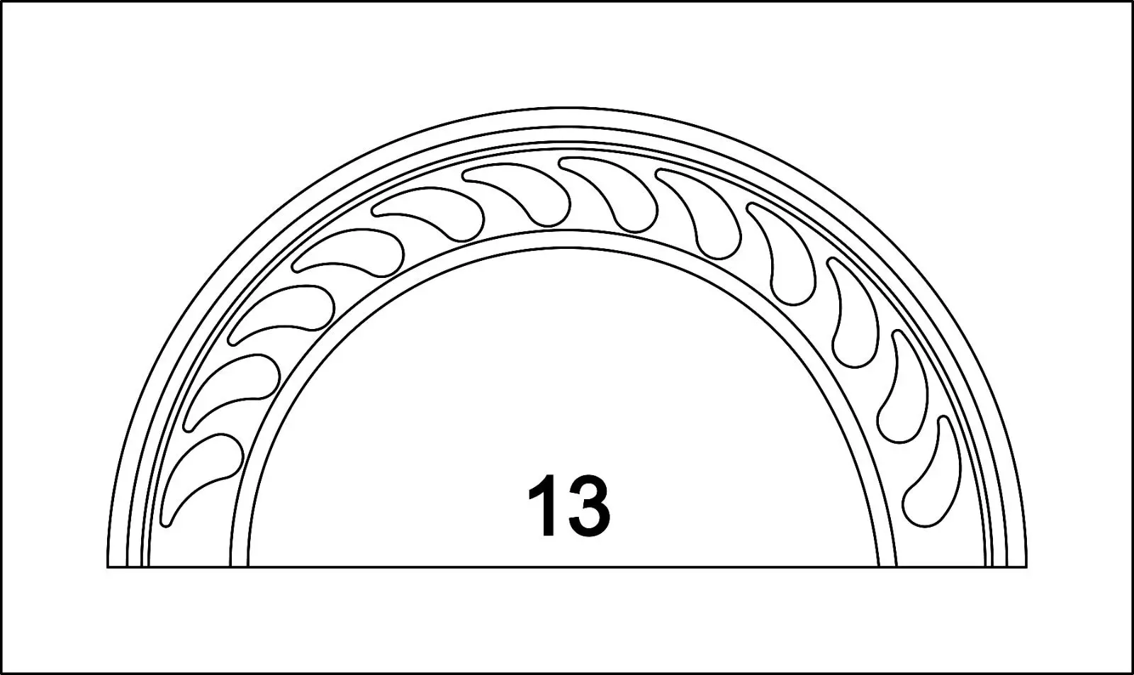 Types of repulgues or closures