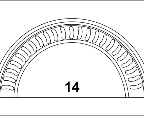 Types of repulgues or closures