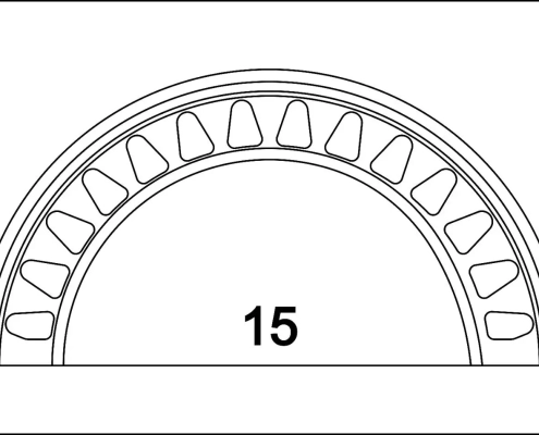 Types of repulgues or closures