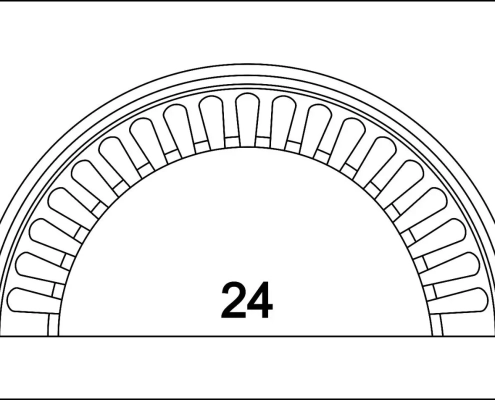 Types of repulgues or closures