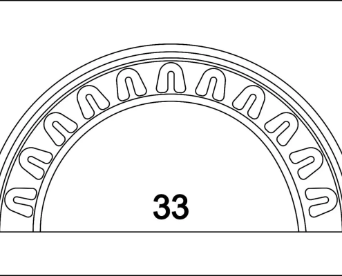 Types of repulgues or closures