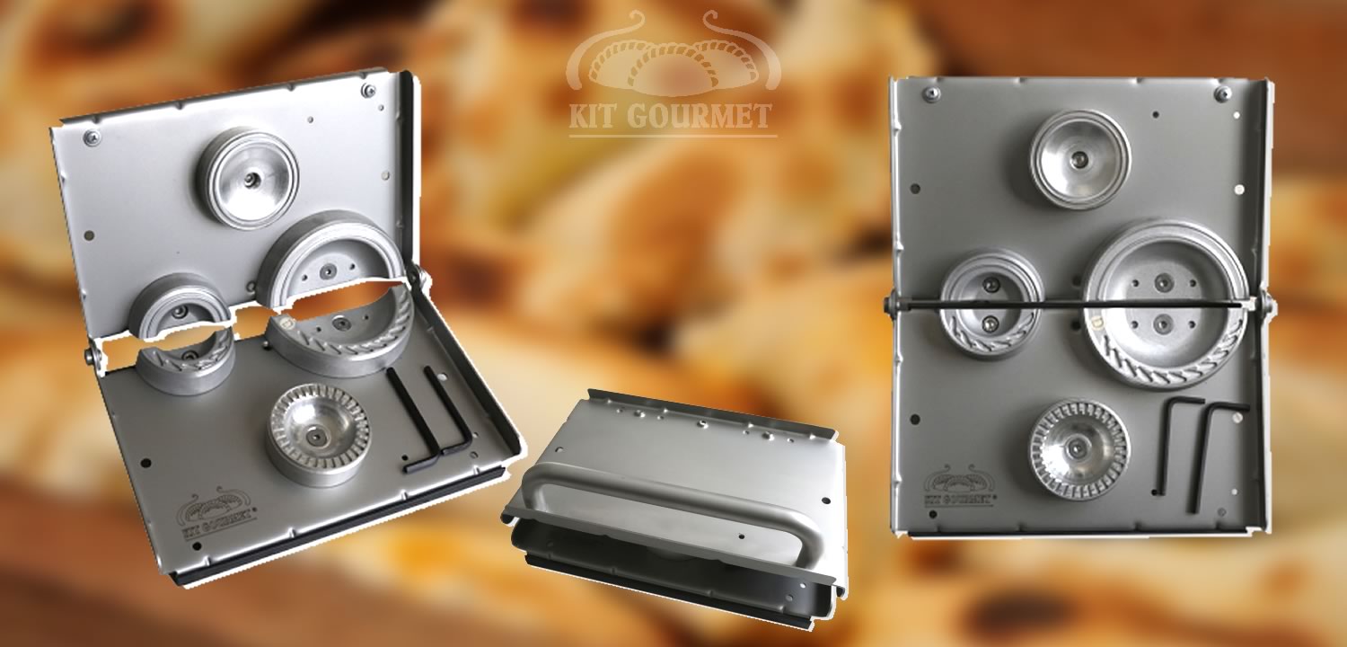 Kit Gourmet repulgadoras de empanadas